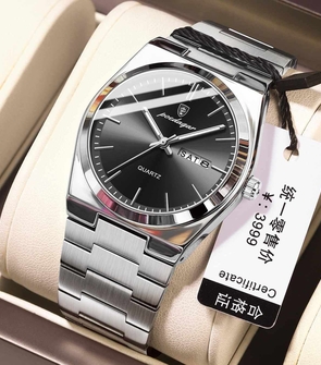 POEDAGAR 930 Silver Black - Created for your bold presence